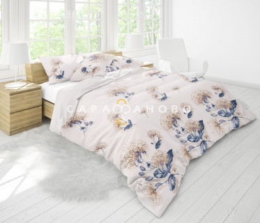 Ткань Бязь 220 см рис. 9660-1 "Одуванчики"