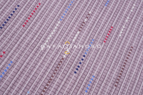Ткань Бязь 220 см "Колорит сливовый" рис 11642-4
