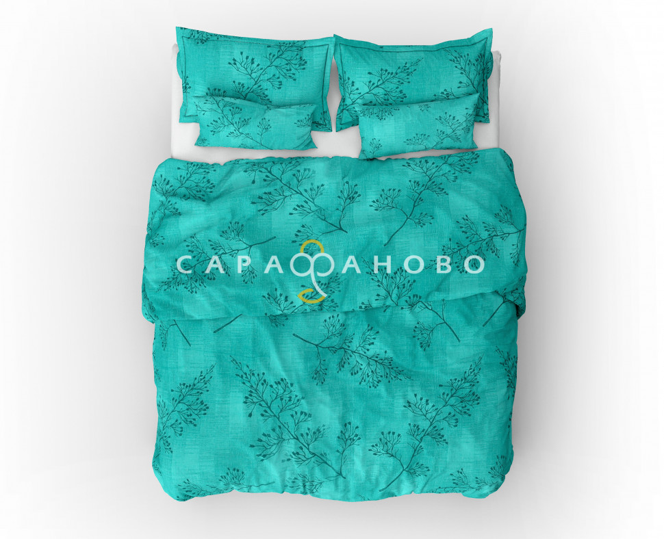 Ткань Бязь 150 см 120 гр рис. 295в3/2 Ботаника, фото 1