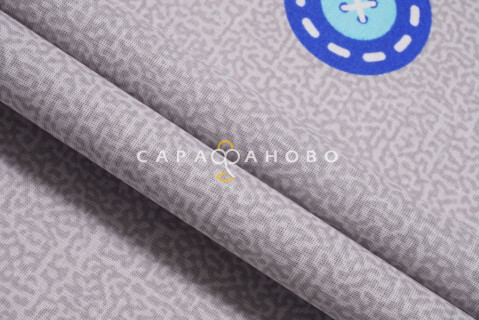 Ткань Бязь детская 150 см 120 см Коржик 495-1 (компаньон)