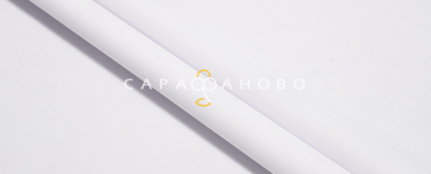Белая ткань плотность 142 гр/м2