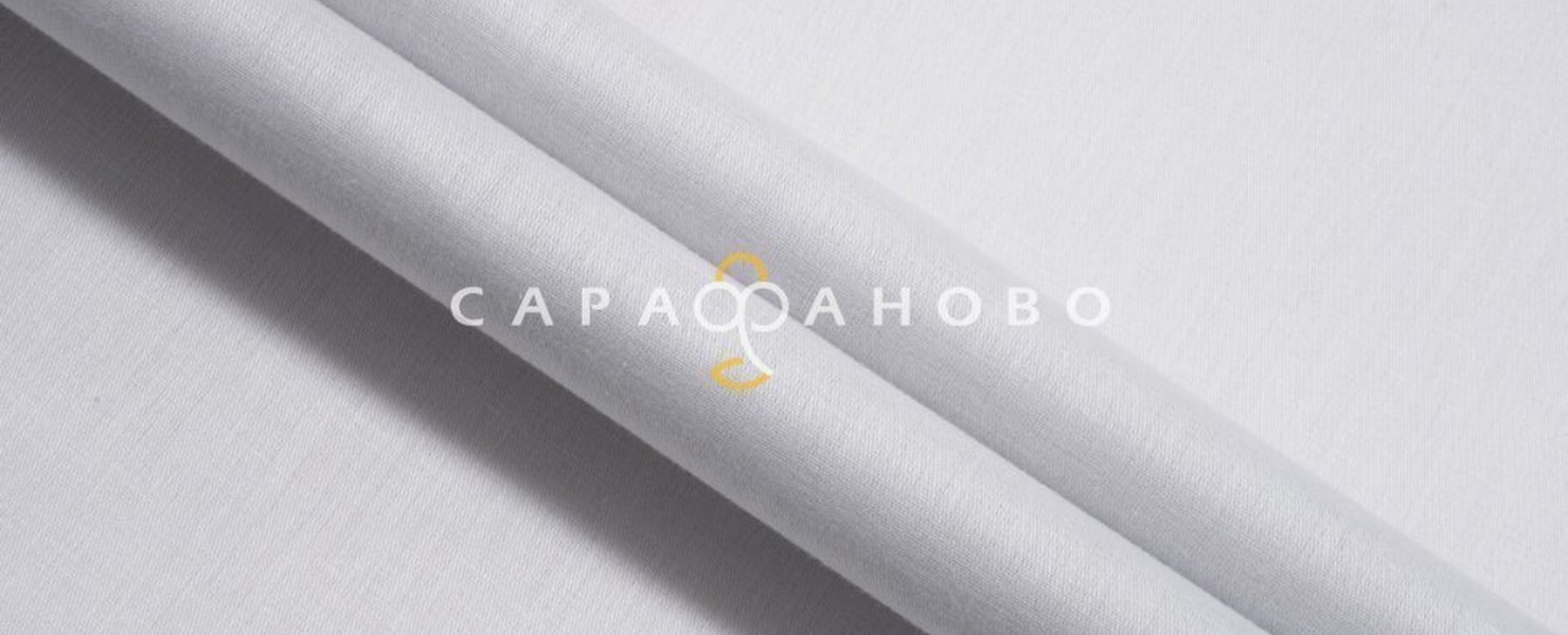 Голубой твил-сатин